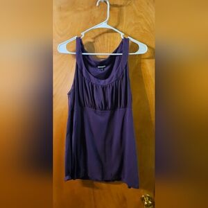 Express L Purple Tank top